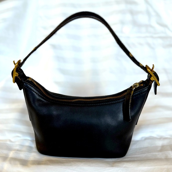 Coach - Vintage Demi 9844 Baguette Swingbag Mini Legacy Handbag - Picture 1 of 8